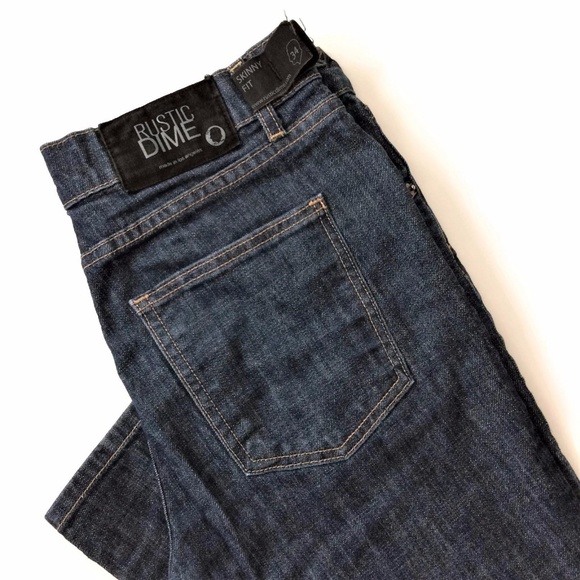 Rustic Dime Jeans Size 32 x 30 Skinny Slim - Picture 2 of 5